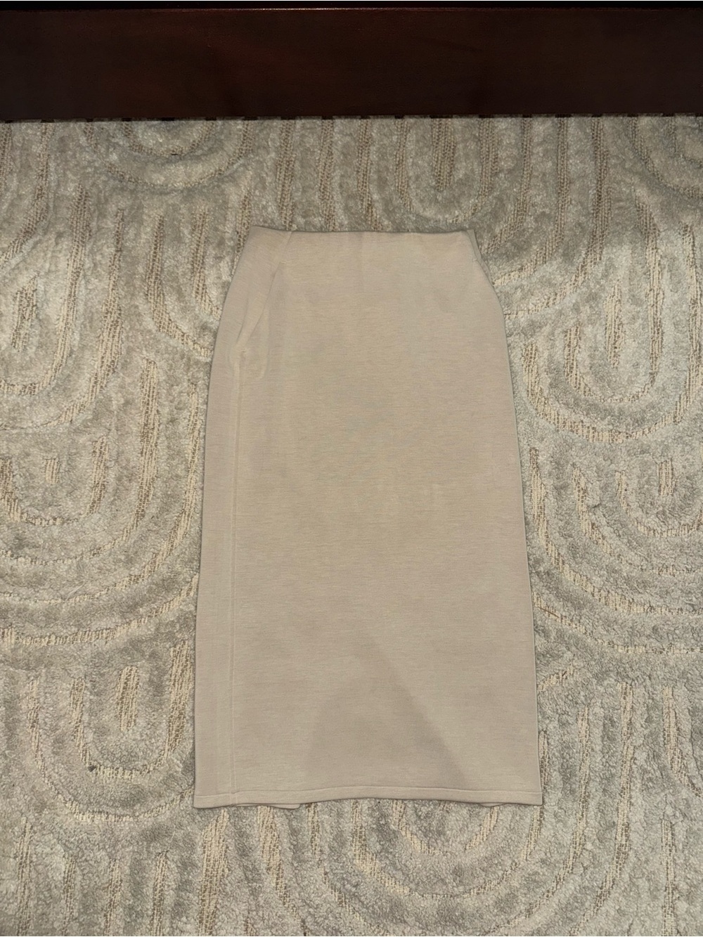 lululemon athletica Neutral Beige Midi Pencil Skirt